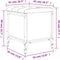 vidaXL - Opbergbankje - 42x42x45 - cm - bewerkt - hout - sonoma - eikenkleurig