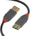 Lindy 36762 - USB 3.0 type A verlengkabel - 2,00 m - Zwart