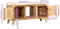 vidaXL - Tv-meubel - 105x46x32 - cm - massief - ruw - mangohout