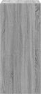vidaXL - Kledingkast - 77x48x102 - cm - bewerkt - hout - grijs - sonoma - eikenkleurig