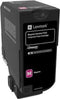 Lexmark 74C2SME - Originele Toner - Magenta - Normaal rendement (1 stuk)