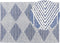 DATCA - Laagpolig vloerkleed - Blauw - 160 x 230 cm - Wol