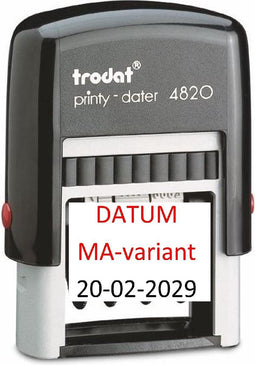Datumstempel Trodat Printy 4820 cijfers zwart