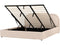 Bed met opbergruimte Bouclé QUILLIEN 180 x 200 cm Beige