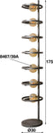 Davidi Design Circular Vloerlamp 7L