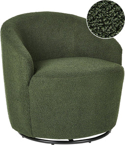 DAVIK - Fauteuil - Groen - Bouclé