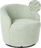 DAVIK - Fauteuil - Lichtgroen - Bouclé
