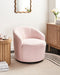 DAVIK - Fauteuil - Roze - Bouclé