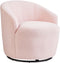 DAVIK - Fauteuil - Roze - Bouclé