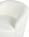 DAVIK - Fauteuil - Wit - Polyester
