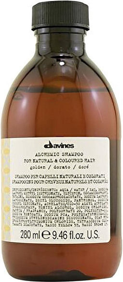 Davines ALCHEMIC Shampoo Golden - 280 ml- Normale shampoo - Voor Gekleurd haar -