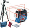 Bosch GLL 3-80 C - Lijnlaser - 4 x AA batterijen + adapter + richtplaat + etui + BT 150