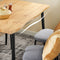 SoBuy OGT52-N - Eettafelset 5-delig - Compacte Keukentafel met 4 Stoelen - Natuur (5-delig)