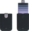 DAX wallet Microfiber - Pasjeshouder - Grijs/Zwart