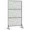 vidaXL - Privacyscherm - 100 x 50 x 180 cm - Gegalvaniseerd staal - Zilver