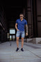 AB Lifestyle Platinum Polo - Heren - Strakke Pasvorm - Navy Peony - Maat: XS