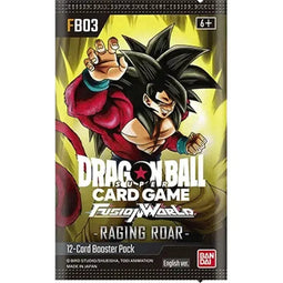 Dragon Ball SCG - Raging Roar Sleeved Booster - 12 kaarten