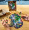 UNIDRAGON Houten Puzzel Voor Volwassenen Dier - Serieuze Panda - 318 stukjes - King Size 31x41 cm