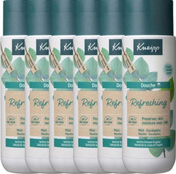 Kneipp Refreshing Douchegel - Voordeelverpakking 6x200 ml - Mint & Eucalyptus geur (6 stuks)