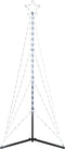 vidaXL - LED-kerstboom - 363 - LEDs - koud - wit - 182 - cm