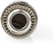 Nedis 3,5 mm Audioconnector - Recht - Female - Vernikkeld - Solderen - Diameter kabelinvoer: 4.0 mm - Metaal - Zilver - 25 Stuks - Envelop