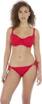 Freya SUNDANCE UW Sweetheart Bikini Top - Gehaakt ontwerp - Rood - Maat 80G