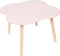 Atmosphera Kids Tekentafel/Kindertafel Bloem Ø51xH40cm - Roze