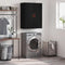 vidaXL - Wandkast - 69,5x34x90 - cm - zwart