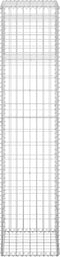 vidaXL - Schanskorf - paal - 40x40x180 - cm - ijzer