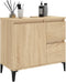 vidaXL - Badkamerkast - 65x33x60 - cm - bewerkt - hout - sonoma - eikenkleurig