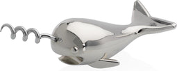 Bitten Narwhal Corkscrew & Bottle Opener Silver