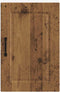 vidaXL - Keukenwandkast - Porto - bewerkt - hout - oud - houtkleurig