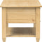 vidaXL - Salontafel - met - lades - Corona - 85x50x45 - cm - massief - grenenhout