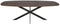 StarFurn Eettafel Ferris Eiken Deens Ovaal 240cm Walnoot