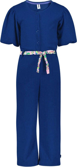 B. Nosy Y302-5660 - Meisjes Jumpsuit - Knoopsluiting met all-over-print - Maat 140