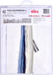 Thea Gouverneur - Borduurpakket met telpatroon - 552A - Voorgesorteerde DMC Garens - Delfts Blauwe Huisjes - Aida - 27 cm x 11 cm - DIY Kit