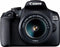 Canon EOS 2000D - DSLR camera - 24,1Mpx - 18-55mm f/3.5-5.6 IS II - Zwart