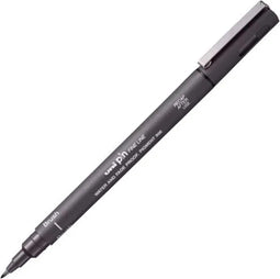 Uni-ball Uni Pin Brush Pen Donkergrijs