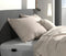 Zohome Kussensloop Lino - Kussenhoes van 80x80 cm - 1 stuk - 100% Katoen - Beige