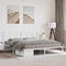 vidaXL - Bedframe - met - hoofdbord - metaal - wit - 180x200 - cm