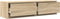 vidaXL - TV-kast - Sonoma - Eiken - 100x31x25,5 - cm - Bewerkt - Hout