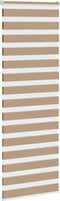vidaXL - Zebra - Blind - 70x230 - cm - stofbreedte - 65,9 - cm - polyester - zandbruin