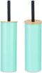 Toiletborstel Munt Metaal Bamboe Plastic 9,5 X 27 X 9,5 cm (6 Stuks)