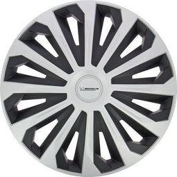 Michelin Bicolore Wieldoppen - 14 Inch - Zwart Metallic - (4 stuks)