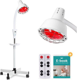 Soft & Silky Infraroodlamp - Infrarood - Draaibaar - Warmte - CE gecertificeerd - Timer - Hoogte instelbaar