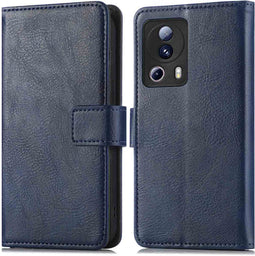 iMoshion Hoesje Geschikt voor Xiaomi 13 Lite Hoesje Met Pasjeshouder - iMoshion Luxe Bookcase - Donkerblauw