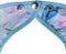 Secobed Wasbare slab - Met opvangbak - 50 x 75 cm - Wit met pastel veren