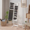 vidaXL - Spiegel - vrijstaand - met - LED's - 34x37x146 - cm - wit