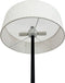 Dyberg Larsen Calix - Vloerlamp - Stoffen kap - Nature/Black