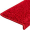 vidaXL - Trapmatten - 5 - st - 65x21x4 - cm - rood